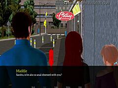 Adult cartoon with 3D animation and erotic content