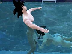 i can’t believe the wild dragon ball orgy at the pool