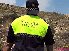 damn, teen student banged hard by police with magic javi and paola hard!