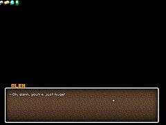 Hornycraft Parody Hentai Blowbang Double Creampie Alex!