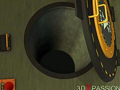 Horny lesbian blonde feels intense pleasure in restraints with strap-on