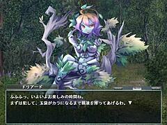 the dryad in this anime hentai game is a beautiful character with lots of fun interactions.