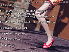 Check out Reim from Touhou in this Pinkcat 3D cartoon hentai