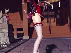 Check out Reim from Touhou in this Pinkcat 3D cartoon hentai