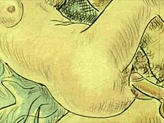 Vintage Erotic Drawings of Anime Hentai