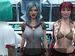 Stranded in Space: Hot Indian MILF in Curvy Outfit