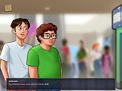 check out summertime saga episode 155 it's awesome 😊