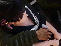 Koharu Gets Bent Over and Drilled Hard on Train! Wow!