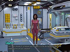 Stranded in space, waking up with good news in 3d game