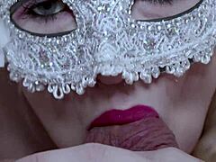 Teen 18+ Gives Sloppy Blowjob and Swallows Huge Cum Load