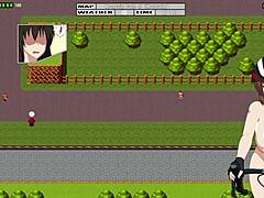 Girl paints body, paint washes off in rain during cycling ride part 7