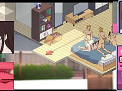 Hentai game ntraholic contrasts wife gangbang with husband catching her chatting part 4.
