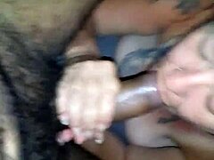 wife sucking big monster cock with passion