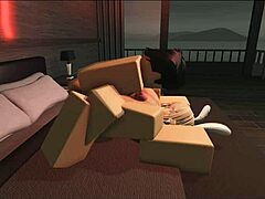 Roblox Porn Slamming My Bunny Slut Hard in Action