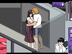 Hentai game ntraholic contrasts wife gangbang with husband catching her chatting part 4.
