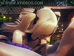 Genshin Impact Hentai POV with Fischl.