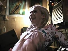 Petite teen step roughed up by stepdad’s big cock