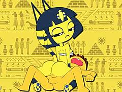 original ankha animation brings wild hentai vibes to life