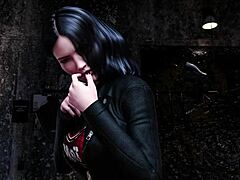 oiled up model dancing in fashion business e2 23?