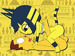 original ankha animation brings wild hentai vibes to life