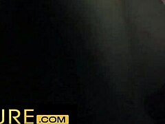 hard anal fucking in toilet with intense doggystyle action