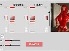 Want to play this 3d metal bondage game with big tits and bdsm?