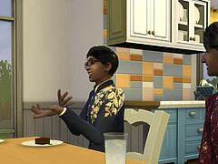 Indian Step Mom Fucks Two Sons for First Time in Bold Encounter