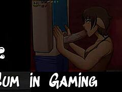 Redhead Curvy Girl Feels Huge Messy Creampie in Spirit Harem Hentai Game Ep 2