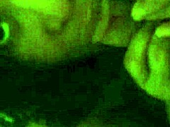 Anna maria gives suggestive retro blowjob to her husband