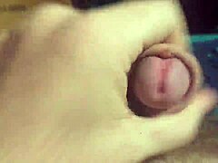 Solo big dick amateur's POV masturbation scene