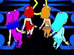 Pacman ghost girls dance in 3 phases, so horny! 😈