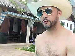 Athletic Milf Enjoys Pool Fun