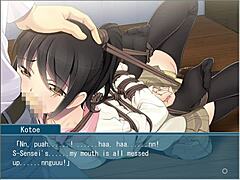 School teacher punishes Ojou-sama in an extra curricular lesson