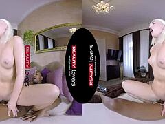 RealityLovers VR Shows Black on Blonde Intense Action in POV