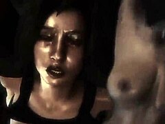 3D VMP Fuck Blender Animation with Big Tits Hentai Action in Wild Compilation