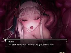 Japanese Nun Bound in Pantyhose for Hentai Game Scene