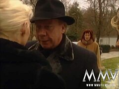 Skinny brunette gets a hardcore doggy style fuck after she masturbates