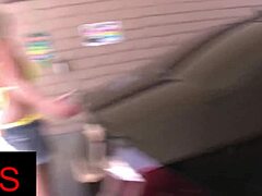 Busty blonde MILF gets her shaved pussy pounded hard