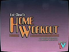 Eri-chan's intense home workout featuring deepthroat, big tits, and monster cock action by Derpixon