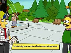 The Simpsons game that you have never played features the burning of the mansion