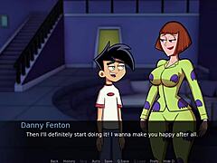 Maddie gets it hard in Danny Phantom: Amity Park
