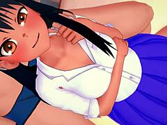 nagatoro strips for adult hentai action in clinic