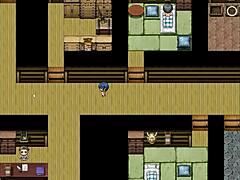 I watch tanned natsuki strip for weird guy in hentai game