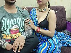 Desisaarabhabhi - Desi Indian Beauty Seduces Jija Alone at Home with Hindi Audio Passion