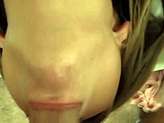 Girl on girl action with lucky guy getting oral