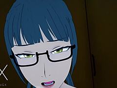 i’m obsessed with nobara and maki in hot anime lesbian action