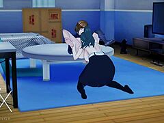 i’m obsessed with nobara and maki in hot anime lesbian action