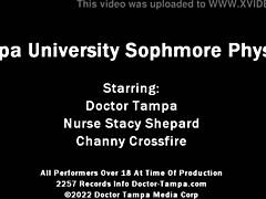 blonde channy faces humiliating gyno exam