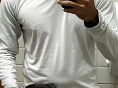 Got A Tasty Blowjob From Boy In Disabled Bathroom