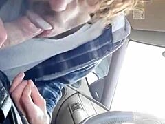 Morning Blowjob to My Buddy in the Car Before Work